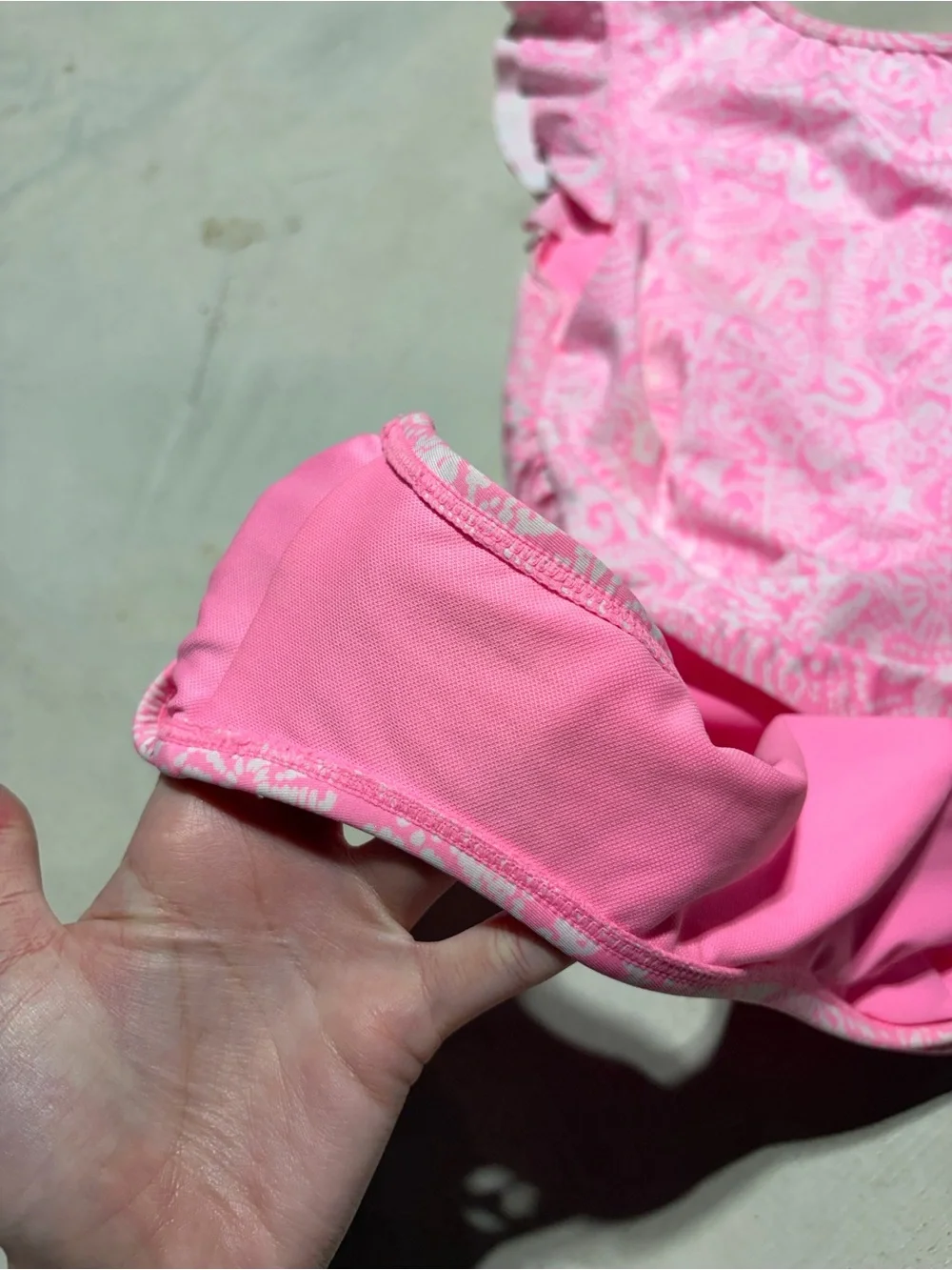 Lilly Pulitzer Pink Paisley One-Piece Swimsuit